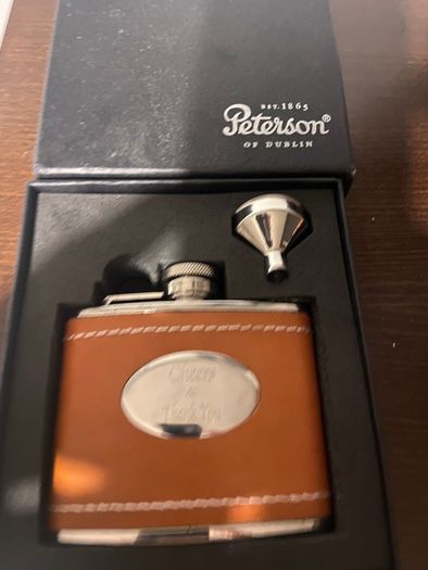 Peterson Of Dublin Hip Flask 4oz