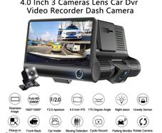 Brand New 1080P Car DVR 4.3 inch Lens Dash Cam Front and Rear Video Recorder Camera G-sensor