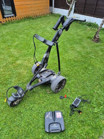 FW3 Electric Golf Trolley Frame Only, Fully Working and Umbrella Holder