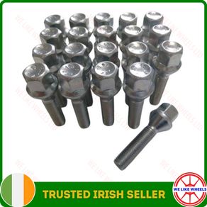 16 x New BMW Extended Wheel Bolts Fit BMW 3 Series E21 E30 E36 E46 E90 (45mm) J16 - Delivery
