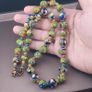 vintage venetian Style Gabri & MultiColor Glass Beads Necklace Image 6