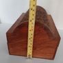 hand carved vintage wooden jewellery box/storage box Image 4