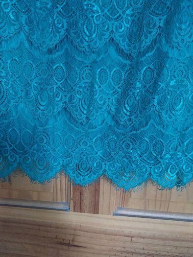 Monsoon teal lace mini dress (free postage)
