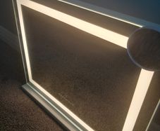 LED vanity mirror