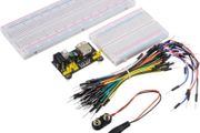 Breadboard Kit with Power Supply Module, Jumper Wires, Battery Clip,830 &amp; 400 tie-Points Breadboard (FREE POSTAGE)