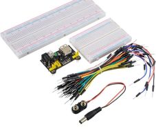 Breadboard Kit with Power Supply Module, Jumper Wires, Battery Clip,830 & 400 tie-Points Breadboard (FREE POSTAGE)