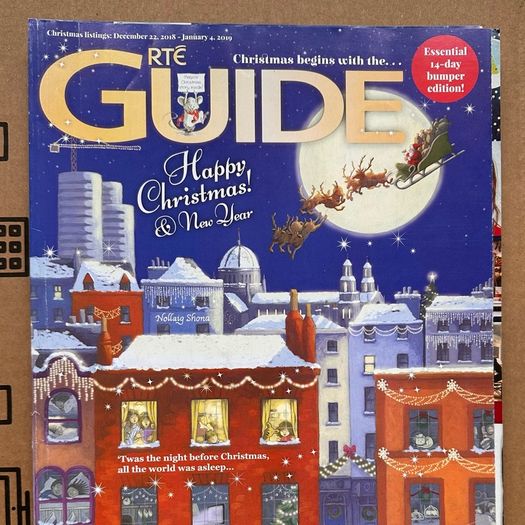 RTE GUIDE / RADIO TIMES, Christmas 2018 both in perfect condition as new