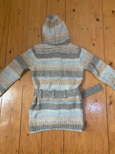 Next Hooded Coatigan / Coat / Cardigan / Knitwear - Girls - Age 7 to 8 - New