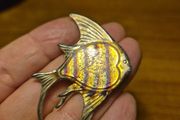 Vintage Angel Fish Brooch