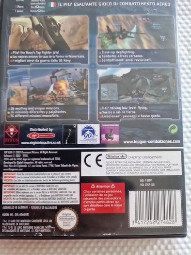 Top Gun Combat Zones  Nintendo Gamecube Game cube Games Original