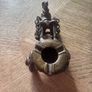 Antique Indian Brass Temple Toy Chariot / Ashtray (Heavy 613g) Image 3