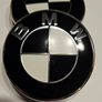 BMW 68mm Centre Caps Black/White (4 Caps 15 euro) Image 3