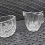 Vintage Crystal Milk Jug/Sugar Bowl Set Image 2