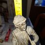 Antique Spelter Young Boy Playing a Flute, 19th-Century French works by artists like Auguste Moreau etc. Image 5