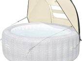 Hot Tub Canopy Cover for Weather and Sun Shelter, Hot Tub Accessories, Fits Most Lay Z Spa Models, Multicolor, 109.0 cmX183.0 cmX94.0 cm