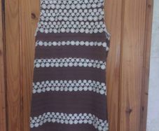 Phase Eight brown and cream lace dress (free post)