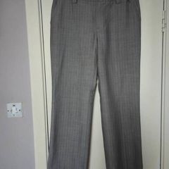 Burberry grey pin strip women's trousers