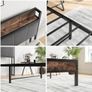 3ft Single Bed Frame with Storage Headboard Image 5