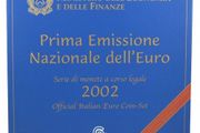Italy Official Euro Coin Set 2002. 8 coins. 3.88 Euro.