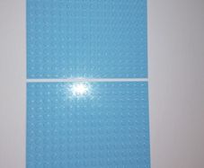 Two New Lego Baseplates 91405 Light Blue 16 by 16