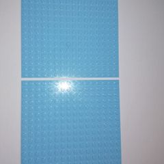 Two New Lego Baseplates 91405 Light Blue 16 by 16