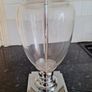 Beautiful large chrome and glass table lamp Image 4