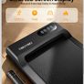 Walking Pad Treadmill, 6km/h Under Desk Treadmill for Home, 2.5HP Quiet Portable Electric Running Pad, Office Mini Walking Machine, 300LBS Capacity, Remote & LED Display, No Assembly Image 5