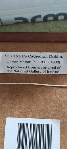Set of  4 small framed pictuer of  Dublin different scenes.