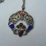 Claddagh pendant, Jewellery, Sol D'Or necklace,Statement jewellery, gift. Image 8
