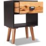 Solid Acacia Wood Bedside Cabinets 2 pcs 40x30x58 cm Image 3