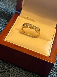 Eternity Ring .. Diamond & 14ct Gold