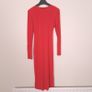 Joseph Ribkoff Red V-Neck Long Sleeve Draped Wrap Bodycon Midi Dress 12UK/40EU Image 9
