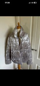 Forever 21 Plus size silver puffer jacket size 22