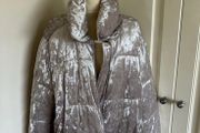 Forever 21 Plus size silver puffer jacket size 22