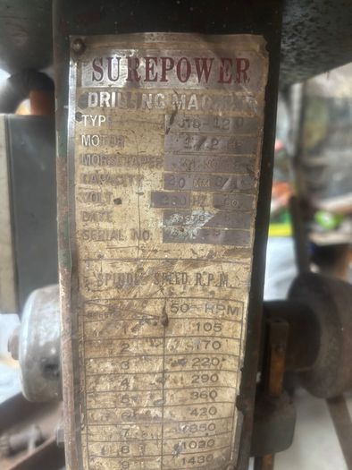 Surepower Drilling Machine - 1978
