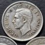 Canada 1942/43/44 Silver 25 Cents coins - George VI Image 8