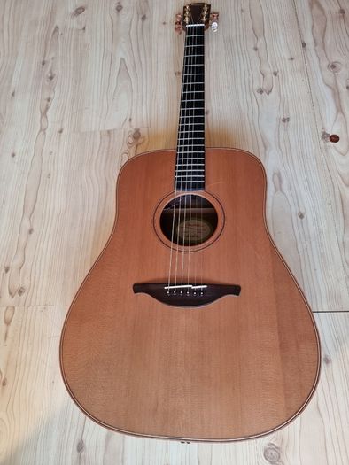 1990s Lowden D23 dreadnought guitar