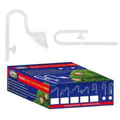Aqua Nova Glass Set Inlet and Outlet For Hose 16/21mm