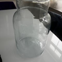 Large Handmade Glass Vase Apothecary Style