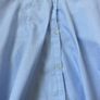 top Zara size large off the shoulder top cotton blue Image 5