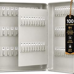 100 Key Cabinet Wall Mounted  Lockable Key Box