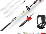 main image for ad BU-KO 52cc Long Reach Petrol Hedge Trimmer and Pruner Saw with 3X 75cm Extension Pole, Ultimate Garden Tool for Precision Cutting, Trim Hedges and Prune with Ease
