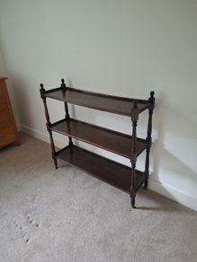 edwardian antique bookcase on casters