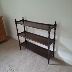 edwardian antique bookcase on casters
