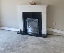 Fireplace incl electric insert