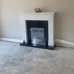 Fireplace incl electric insert