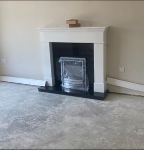 Fireplace incl electric insert