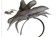 Brown/grey straw Fascinators Weddings