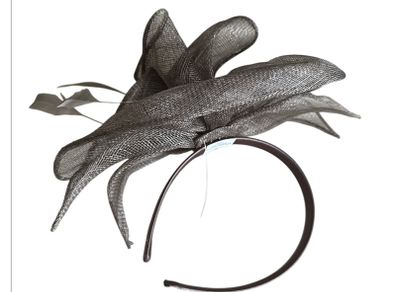 Brown/grey straw Fascinators Weddings