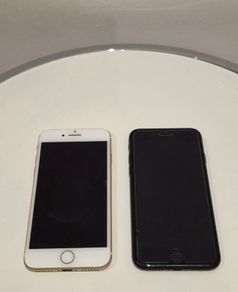 Apple iPhone 7 (Gold & Matte Black) + Protective Cases